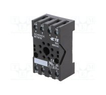 Socket; PIN: 8; 10A; 400VAC; H: 26mm; W: 38mm; for DIN rail mounting | MT78755 | 3-1415035-1