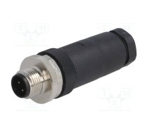 Connector: M12; plug; PIN: 4; male; A code-DeviceNet / CANopen | T4111002041-000  | T4111002041-000