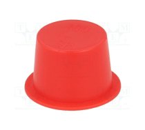 Plugs; Body: red; Out.diam: 30mm; H: 13.3mm; LDPE; push-in; SafeCAP | SP292  | 12900 -AS