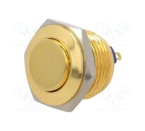 Switch: vandal resistant; Pos: 2; SPST-NO; 2A/36VDC; IP65; OFF-(ON) | V16-12H-G | GQ16H-10/J/G