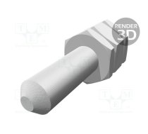 Threaded head screw; UNC 4-40; AMPLIMITE; Spanner: 5mm; silver | 829261-2  | 829261-2