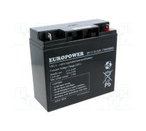 Re-battery: acid-lead; 12V; 17Ah; AGM; maintenance-free; EP | ACCU-EP17-12/EUR  | EP 17-12