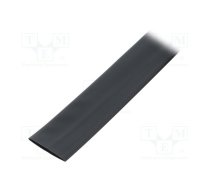 Heat shrink sleeve; glueless,flexible; 2: 1; 25.4mm; L: 10m; black | CGPT25.4/12.7-0-10  | CGPT-25.4/12.7-0