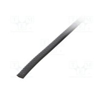 Hole and edge shield; PVC; L: 10m; black; H: 9mm; W: 6mm; industrial | UT-4.9.01-10M  | UT-4.9.01