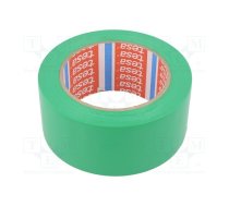 Tape: warning; green; L: 33m; W: 50mm; self-adhesive; Thk: 0.15mm | TESA-60760/GR | 60760-00097-16