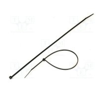 Cable tie; L: 292mm; W: 3.6mm; polyamide; 176.5N; black; Ømax: 85mm | CV-292B  | CV-292BK