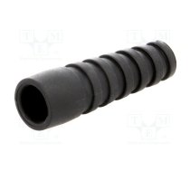 Strain relief; RG59,RG62; black; Application: BNC plugs; 1pcs. | RG59/62SRB-BK  | RG59/62SRB-BK