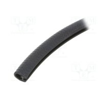 Hole and edge shield; PVC; L: 10m; black; H: 14.5mm; W: 10mm | UT-4.4.01-10M  | UT-4.4.01