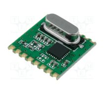 Module: RF; FM receiver; FSK; 868MHz; SPI; -121dBm; 1.8÷3.6VDC; SMD | RFM31-868-S1  | RFM31B-868S1