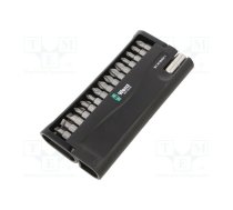 Tools set: screwdriver bits; Holder: C6,3mm; Overall len: 25mm | WERA.05057434001 | 05057434001