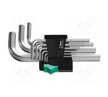 Wrench: hex key-set; Hex Plus; 8pcs. | WERA.950/9SMN | 05021406001