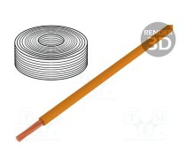 Wire; H05Z-K; stranded; Cu; 0.5mm2; FRNC; orange; 300V,500V; Class: 5 | H05Z-K90-1X0.5OR  | 4725091