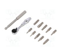 Tools set: screwdriver bits; hex key,Phillips,Torx®; 12pcs. | WERA.SET1 | 05004170001