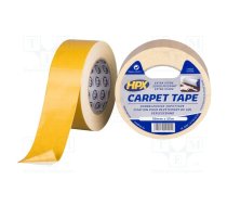 Tape: fixing; W: 50mm; L: 25m; Thk: 0.25mm; double-sided; white | HPX-MDSC-5025WH  | CT5025