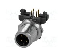 Connector: M12; socket; PIN: 4; male; A code-DeviceNet / CANopen | 43-01205  | SAL-12S-FSHW4