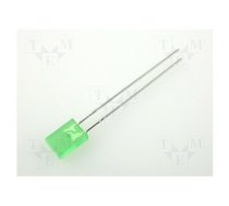 LED; rectangular; 5x2mm; green; 2÷8mcd; 110°; Front: flat; 20mA | L-113GDT  | L-113GDT