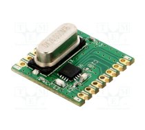 Module: RF; FM receiver; FSK,GFSK,OOK; 433.92MHz; 4-wire SPI; SMD | RFM219S-433S1  | RFM219SW-433S1