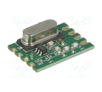 Module: RF; FM transmitter; FSK,GFSK,OOK; 868MHz; I2C; 1.8÷3.6VDC | RFM119-868S1  | RFM119W-868S1