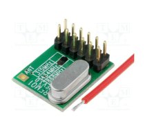 Module: RF; FM receiver; FSK; 433.92MHz; SPI; -109dBm; 2.2÷5.4VDC | RFM01-433-D  | RFM01-433D