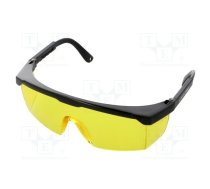 Safety spectacles; Lens: yellow; Resistance to: UV rays | LAHTI-L1500800 | L1500800