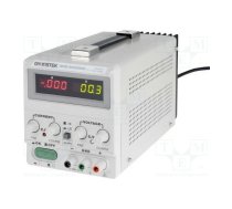 Power supply: laboratory; single-channel,linear; 0÷30VDC; 0÷3A | GPS-3030DD  | GPS-3030DD