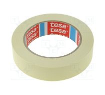 Tape: masking; W: 25mm; L: 50m; Thk: 0.125mm; 10%; natural caoutchouc | TESA-4323-25-50M  | 04323-00008-00