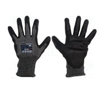 Protective gloves; Size: 10,XL; grey; steel wire,HPPE,polyester | OP-795-XL/10  | 53732