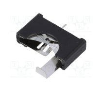 Socket; 2032,CR2032; Batt.no: 1; vertical,THT; H: 21.43mm; black | DS1092-16-B6P  | DS1092-16-B6P