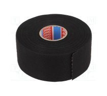 Tape: textile; W: 50mm; L: 25m; Thk: 0.3mm; Automotive; black; 105°C | TESA-51608-50  | 51608-00025-00