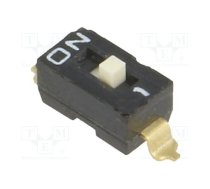 Switch: DIP-SWITCH; Poles number: 1; ON-OFF; 0.025A/24VDC; Pos: 2 | A6S-1104-H  | A6S-1104-H