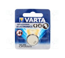 Battery: lithium; CR2025,coin; 3V; non-rechargeable; Ø20x2.5mm | BAT-CR2025/V-B1 | 6025 101 401