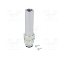 Signallers accessories: aluminium tube; aluminium; 100mm | POLE22-0100AT  | POLE22-0100AT