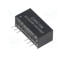 Converter: DC/DC; 3W; Uin: 9÷36VDC; Uout: 15VDC; Uout2: -15VDC; THT | EC3SAW-24D15HP | EC3SAW-24D15HP