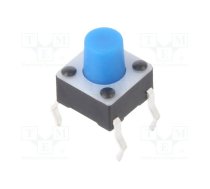 Microswitch TACT; SPST-NO; Pos: 1; 0.05A/24VDC; THT; none; OFF-(ON) | 1-1825910-0  | 1-1825910-0