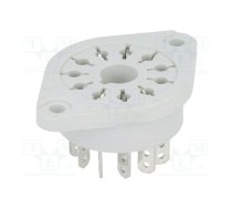Socket; PIN: 11; 10A; 250VAC; on panel; for soldering; -40÷70°C | GOP11 | GOP11