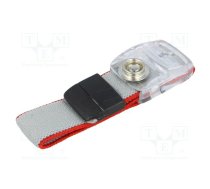 Wristband; ESD; 20mm; press stud male 10mm | BAND-ONETOUCH10  | ONE TOUCH BAND/10