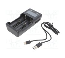 Charger: for rechargeable batteries; Li-Ion,Ni-Cd,Ni-MH; 2A | XTAR-VC2SL  | VC2SL