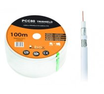 Libox Kabel koncentryczny PCC80 100m coaxial cable RG-6/U White | PCC80  | 5902596820312 | KGWLBXANT0001