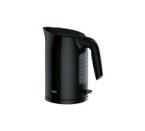 Braun | Kettle | WK3100BK PurEase | Standard | 2200 W | 1.7 L | Plastic | 360° rotational base | Black | 0X21010055 WK3100BK | 8021098773159 | AGDM-CZAJ-BRA-019