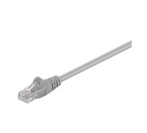 CAT 5e patch cable, U/UTP, grey, 3 m - CCA copper mixture | 68367  | 4040849683671