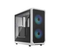 Fractal Design | Focus 2 | Side window | RGB White TG Clear Tint | Midi Tower | Power supply included No | ATX | FD-C-FOC2A-04  | 7340172703488