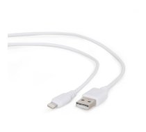 Gembird USB data sync and charging lightning cable, 2m | CC-USB2-AMLM-2M-w