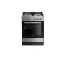 Beko FSE62120DX cooker Freestanding cooker Gas Black, Grey A | FSE62120DX  | 8690842076824 | AGDBEKKWS0075