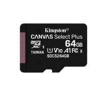 Kingston Canvas Select Plus memory Card 64GB MicroSDXC | SDCS2/64GBSP  | 740617298963