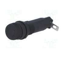 Fuse holder; 5x20mm; 10A; 250V; on panel; Cutout: Ø12.7mm; -40÷85°C | 03455LF1H | 03455LF1H