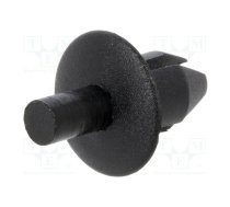 Plastic anchor; 10pcs; Dacia,Renault; L: 12.5mm; polyamide; black | RX-15321  | 15321