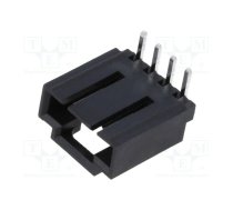 Socket; wire-board; male; SL; 2.54mm; PIN: 4; THT; angled 90° | MX-70553-0038  | 70553-0038