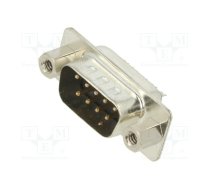 D-Sub; PIN: 9; plug; male; for cable; soldering; black | DB09-SP-J  | DB09-SP-J