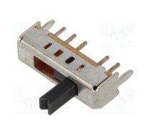 Switch: slide; Pos: 4; SP4T; 0.3A/30VDC; ON-ON-ON-ON; THT; -20÷70°C | SS14D0839VG5PA  | SS-14D0839-VG 5 PA