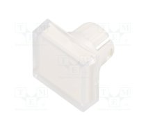 Actuator lens; 22mm; 61; transparent; plastic; 15.3x15.3mm | 61-9321.7  | 61-9321.7